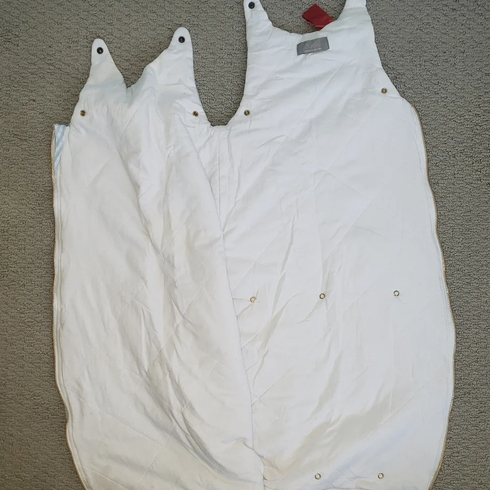 Louelle baby / toddler quilted linen sleeping bag - Picture 5 of 5